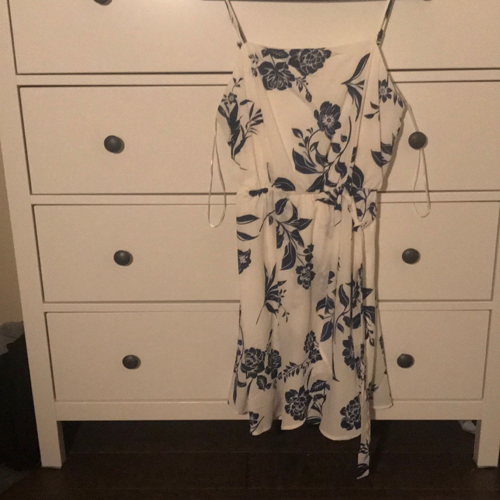 Navy Floral Summer Dress